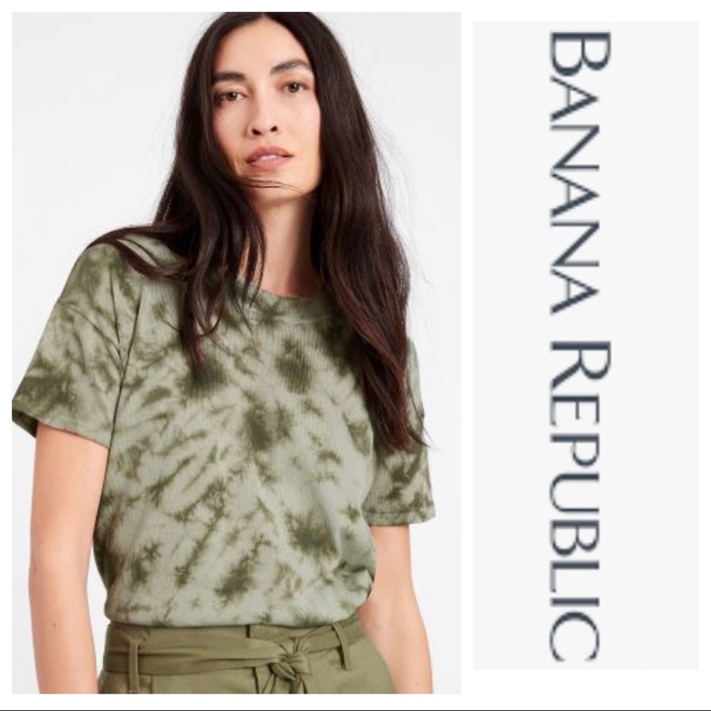 Banana Republic Tie Dye Sweater Tee - Picture 2 of 9
